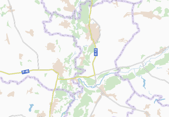 Kaart Plattegrond Derevky