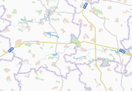 Karte Stadtplan Lishchany