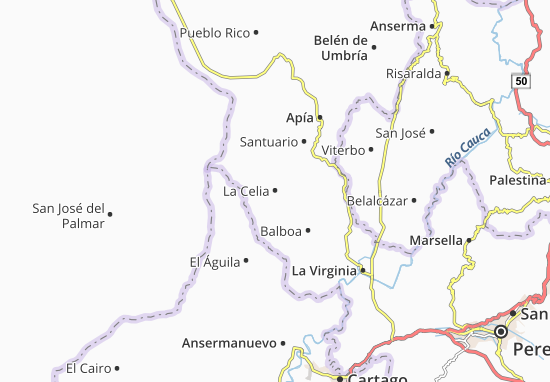 Mapa La Celia