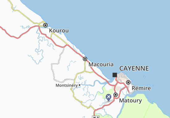 Macouria Map