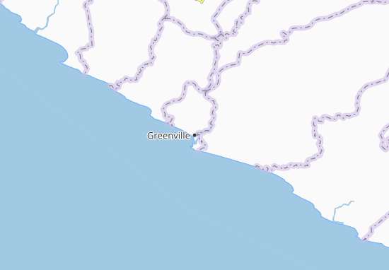 Karte Stadtplan Greenville