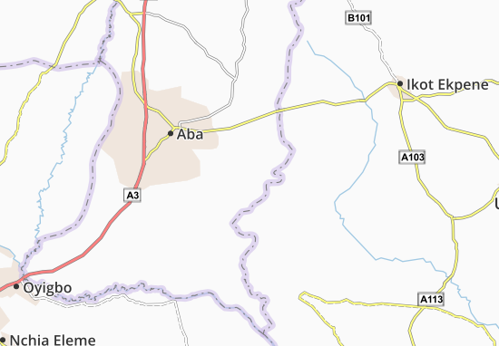Kaart Plattegrond Abala