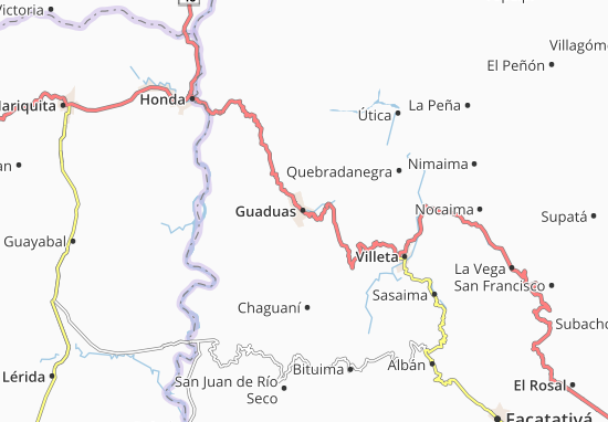 Kaart Plattegrond Guaduas