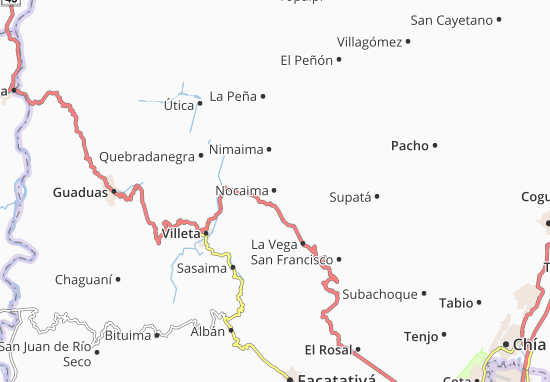 Nocaima Map