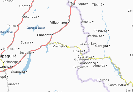 Machetá Map