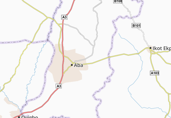 Mapa Abayi-Ohanze