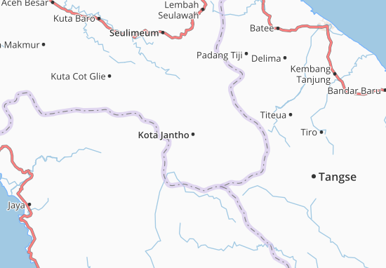 Mapa Kota Jantho