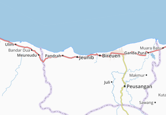 Karte Stadtplan Jeunib