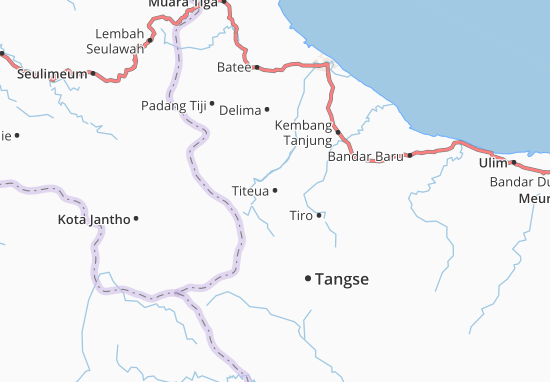Karte Stadtplan Titeua