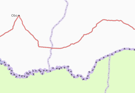 Kaart Plattegrond Bougoua