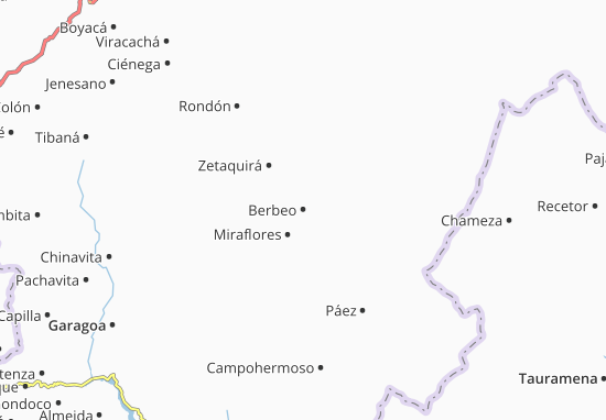 Berbeo Map