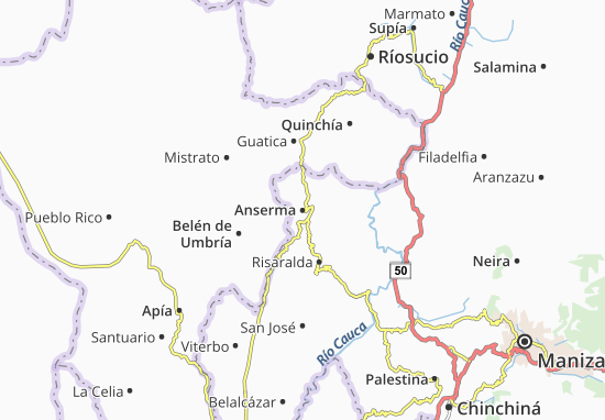 Anserma Map