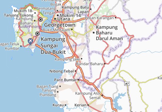Kampung Kongsi Lima Map