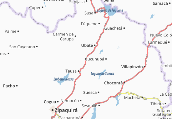 Mapa Sutatausa