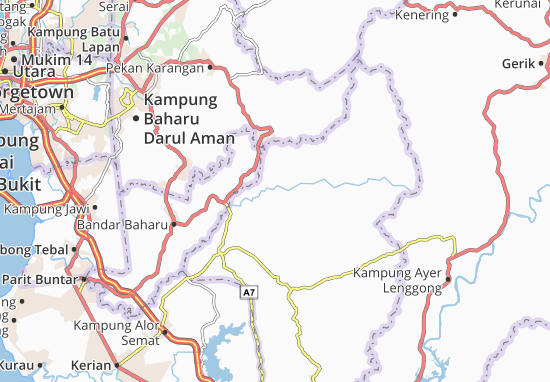 Kaart Plattegrond Kuala Nan