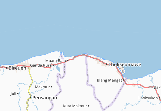Karte Stadtplan Dewantara