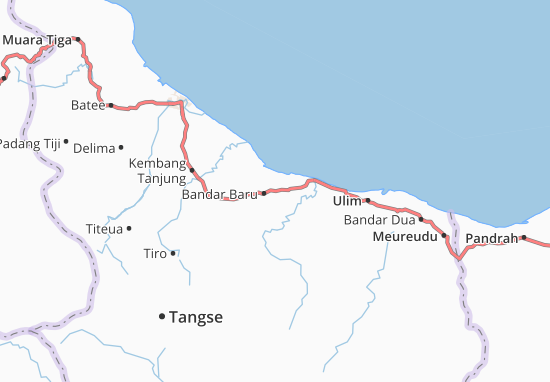 Kaart Plattegrond Bandar Baru