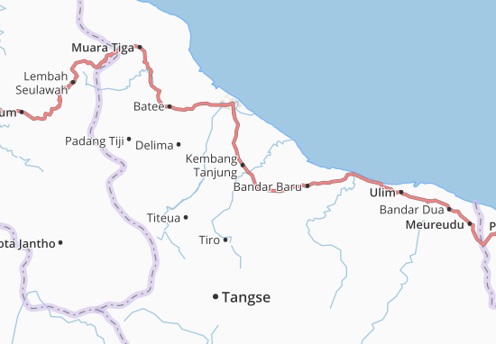 Karte Stadtplan Mutiara