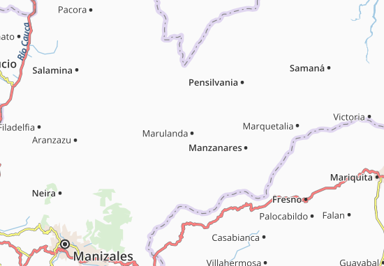 Kaart Plattegrond Marulanda