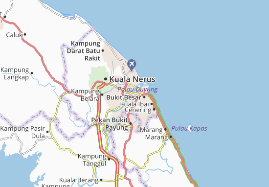 Karte Stadtplan Losong