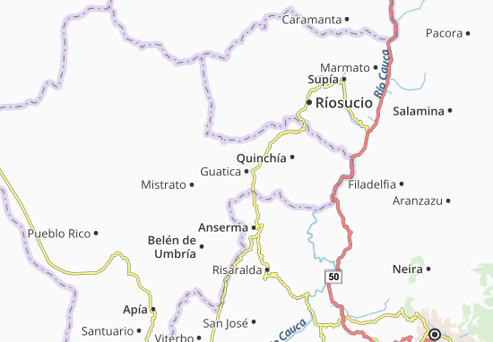 Kaart Plattegrond Guatica