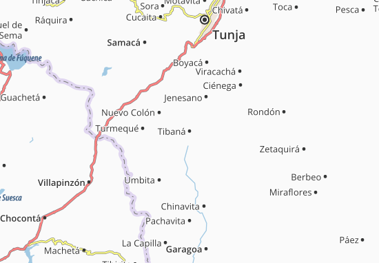 Tibaná Map