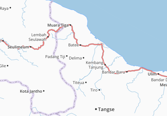 Karte Stadtplan Delima