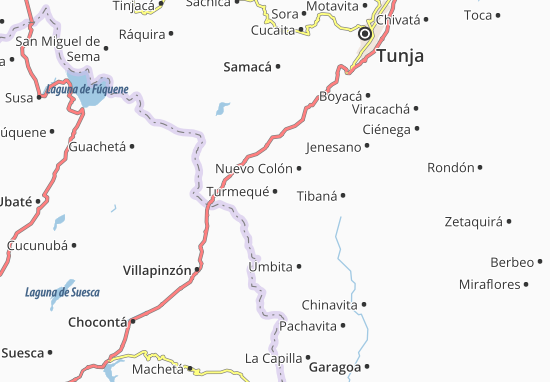 Turmequé Map