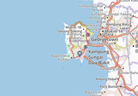 Kaart Plattegrond Kampung Sungai Burung
