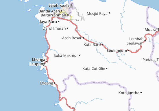 Karte Stadtplan Suka Makmur