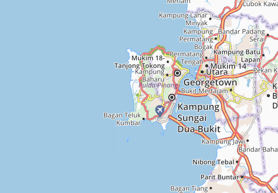 Karte Stadtplan Kampung Jalan Baharu