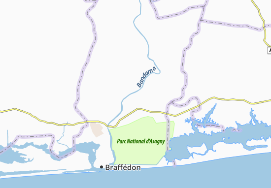 Tiébiéssou Map