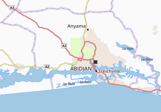 Andokoua Map