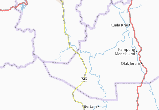 Karte Stadtplan Kampung Durian Badak