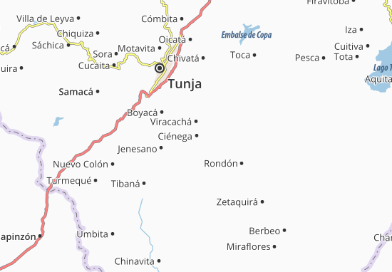 Ciénega Map