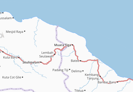 Muara Tiga Map