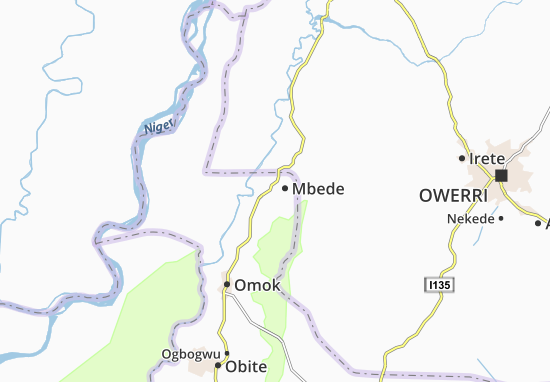 Kaart Plattegrond Okwuzi
