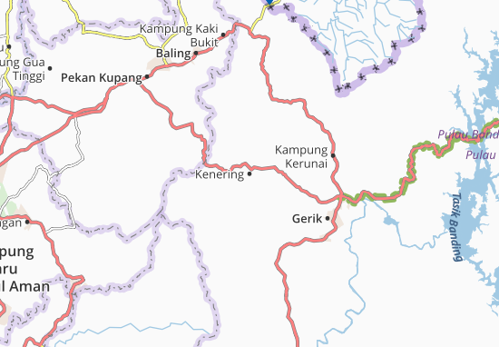 Mapa Kenering