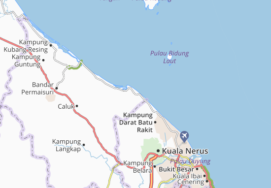 Karte Stadtplan Kampung Ru Tapai