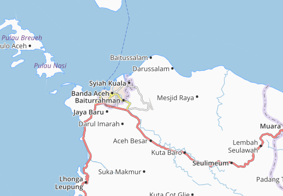 Ulee Kareng Map
