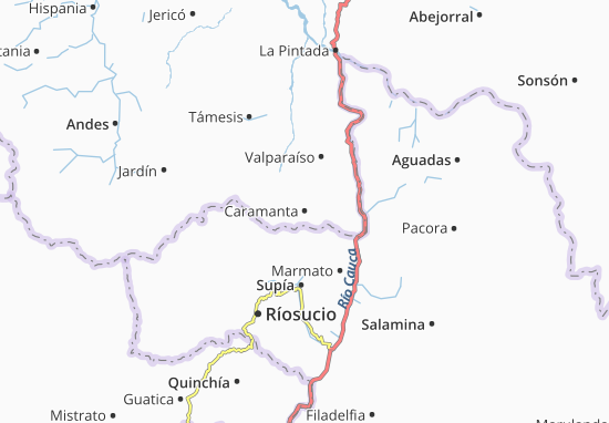 Caramanta Map