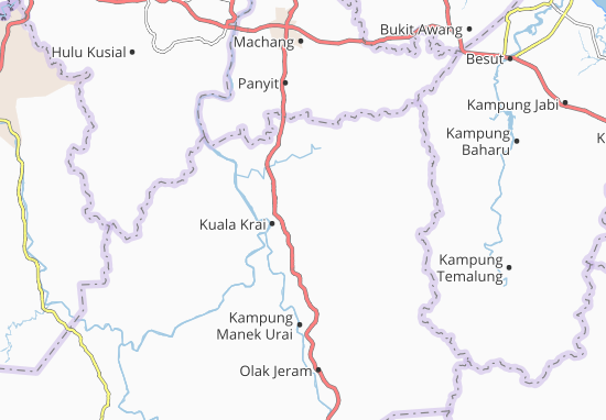 Karte Stadtplan Kampung Kenor