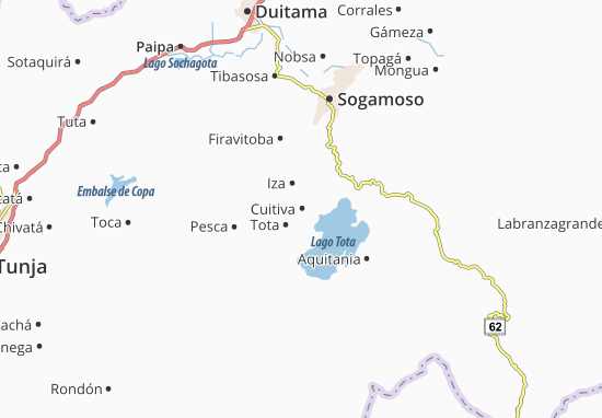 Cuitiva Map