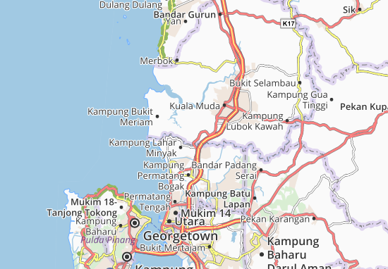 Kaart Plattegrond Kampung Tikam Batu 3