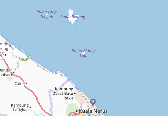 Pulau Karah Map