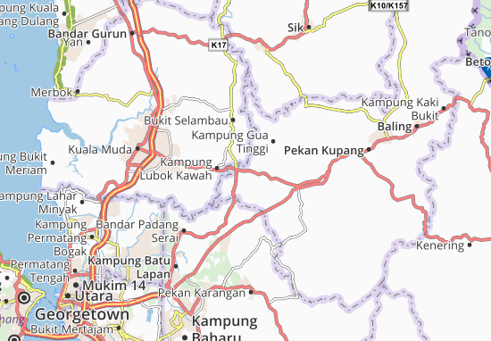 Mapa Kuala Ketil