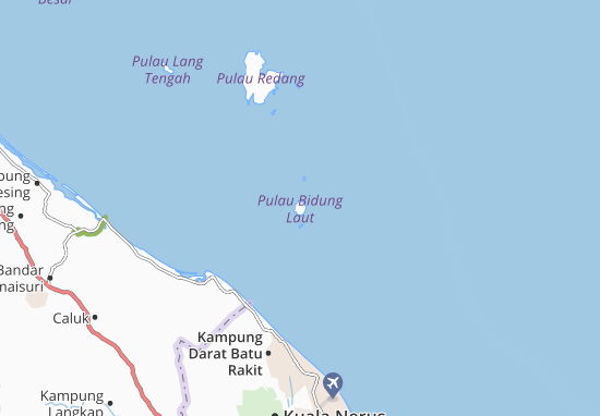 Karte Stadtplan Pulau Bidung Laut