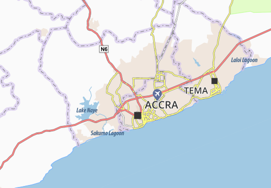 Achimota Map