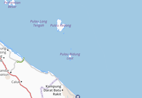 Karte Stadtplan Pulau Geluk