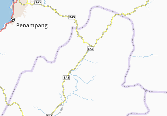 Kaart Plattegrond Tambunan